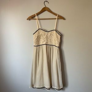 Cream Party Dress